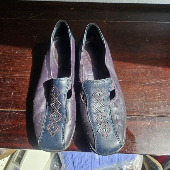 Hotter Comfort Concept Women's Purple Accent Flats UK 5 US 7 - Picture 1 of 5